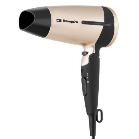 Orbegozo Secador de Pelo SE-1600 1600W Color Dorado - Secador Profesional con Aire Frío y Concentrador Orbegozo Secador de Pelo SE-1600 1600W Color Dorado - Secador Profesional con Aire Frío y Concentrador